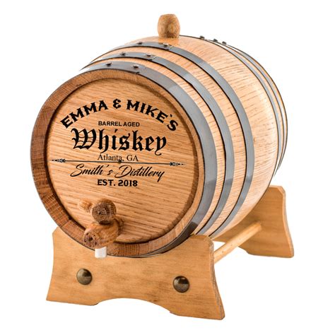 Personalized Whiskey Barrel Custom Barrel Design 002