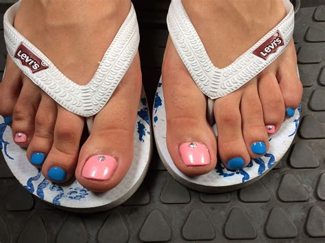 Summer Nails Cute Pedicures Toe Nail Designs Womens Flip Flop