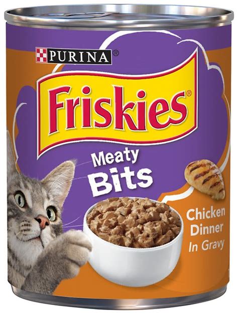 Chewy, an online pet food and product delivery service, is currently offering some staggering savings to first time autoship users: Friskies Meaty Bits Chicken Dinner in Gravy Canned Cat ...