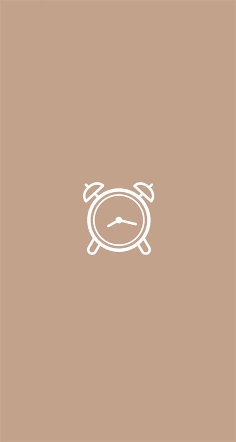 Clock Nude Color Icon