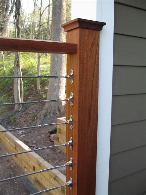 20 Wood And Cable Railing