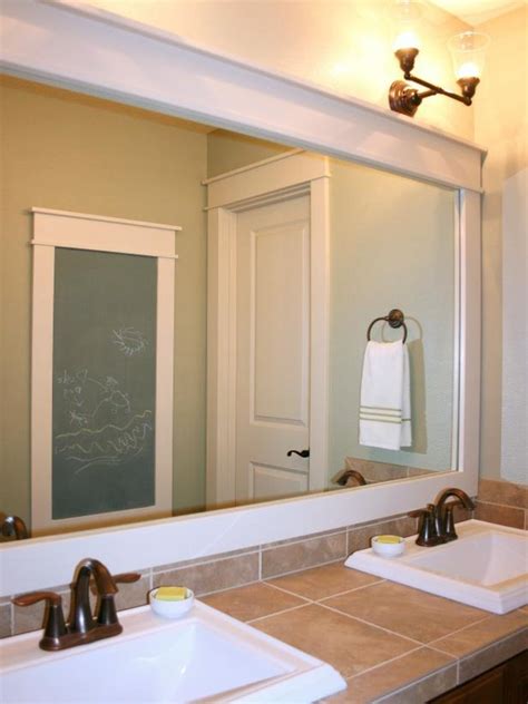 See how two vintage mirrors were updated easily! 10+ DIY ideas for how to frame that basic bathroom mirror