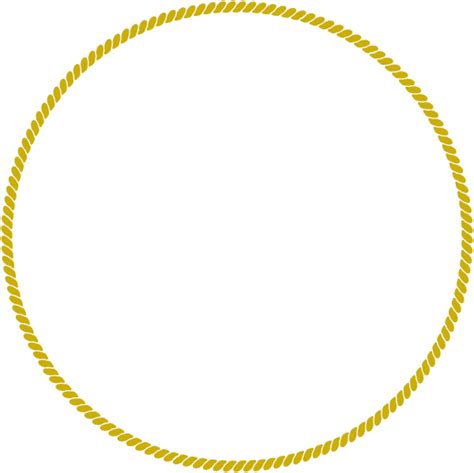 Rope Gold Circle Clip Art at Clker.com - vector clip art online