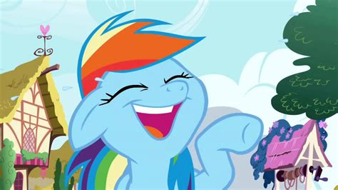 Rainbow Dash Laughing Youtube