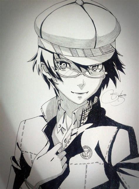Ranking up social links with battle team members helps their battle performance. Shirogane Naoto by SnitchWing | Game character design, Favorite character, Character design