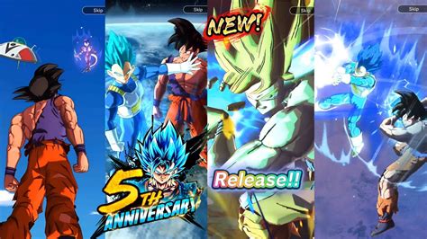 All New Summon Animations For 5th Anniversary Dragon Ball Legends