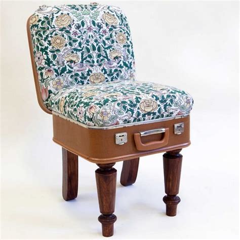 Suitcase Chair Vintage Suitcase Table Repurposed Furniture Diy