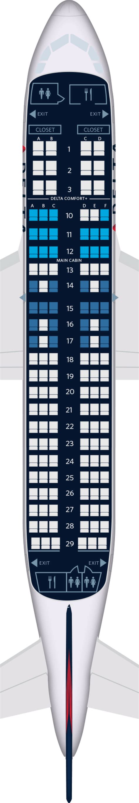Airbus A319 100 Seat Maps Specs And Amenities Delta Air Lines