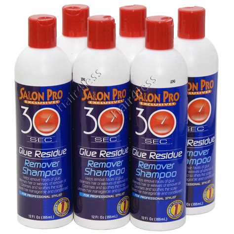 Pack Of 6 Salon Pro 30 Second Remover Shampoo 12 Oz