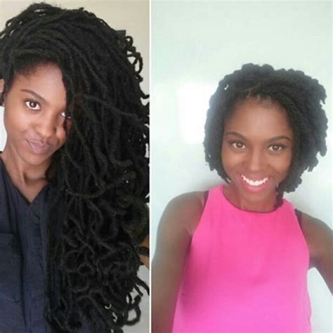 This shorter cut is great for all hair types from straight to wavy to curly. from long dreadlocks to short dreadlocks without cutting ...