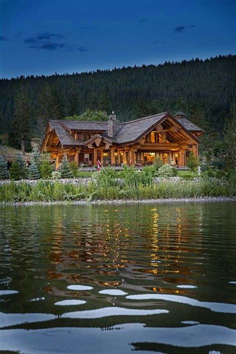 Pin By Chris L On Lake House Mountain House Log Homes Log Cabin