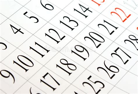 Calendar Stock Image Image Of Reminder Agenda Time 18357911