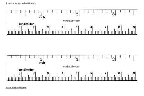 Image Result For Inch Printable Ruler Printable Ruler Math Methods