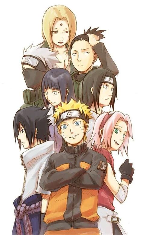 The Hokage And Her Followers Naruto Uzumaki Hokage Naruto Sasuke