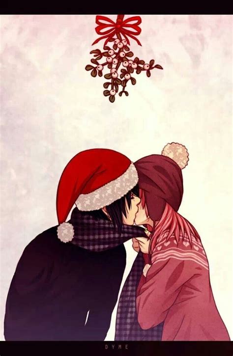 Learn how to draw anime boys pictures using these outlines or print just 1024x1024 emo anime boy drawings anime boys drawings in pencil. Christmas Anime- Cute Anime Couple | Sasusaku, Anime ...