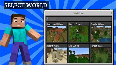 How To Select World Type In Minecraft Youtube