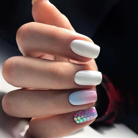 Oficialmente es una cosa, y creemos que las uñas son el lugar así que saque la paleta de. Diseño de uñas #gelish #white #pink | Diseño de uñas ...
