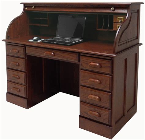 If you wish to purchase this set of plans. 54-1/2"W Deluxe Solid Oak Roll Top Desk w/Laptop Clearance