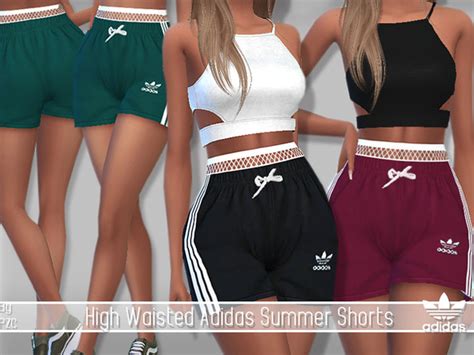 Set Summer Sporty Sweatshirts 02 And High Waisted Shorts By