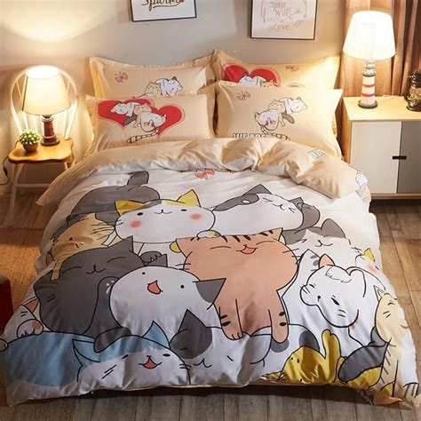 kawaii cats bedding set kawaii bedroom bedroom sets dream rooms