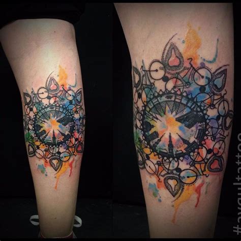 Tattoo Uploaded By Robert Davies • Watercolor Mandala Tattoo By Aygul