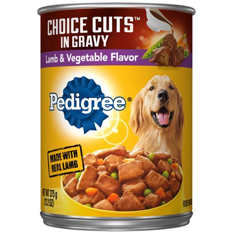 Buy dog food online from pet circle with our best price guarantee and the convenience of fast, free shipping direct to your door. Pedigree Choice Cuts in Gravy Lamb & Vegetable Flavor ...
