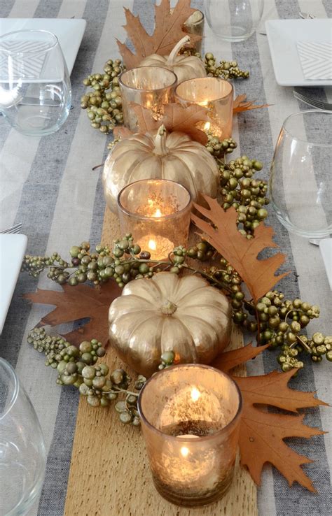 Beautiful DIY Thanksgiving Table Centerpiece – OBSiGeN