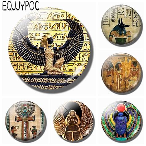 Egyptian 30 Mm Fridge Magnet Ancient Egypt Egyptian Culture Glass