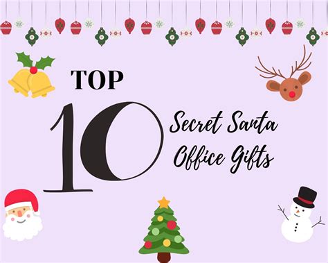 Top 10 Secret Santa Ts For Office Parties The Engraving Shop