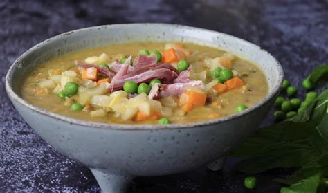 Pea And Ham Hock Soup Gluten Free Smoky Warmimg And So Delicious
