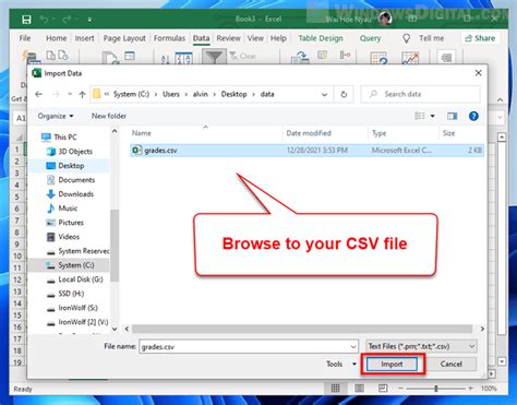 How To Open Csv File In Windows 11