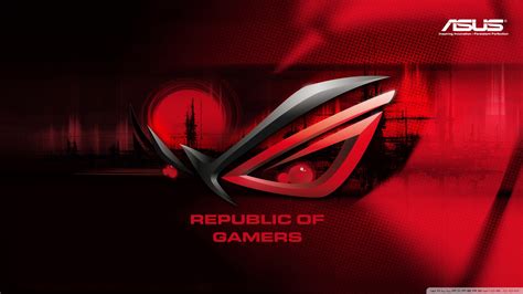 Asus Republic Of Gamers Ultra Hd Desktop Background Wallpaper For 4k Uhd Tv