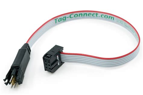 6 Pin Small Pcb Footprint To Idc Mcu Debug Cable Tag Connect