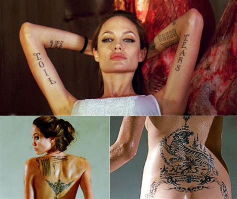 Angelina Jolie Tattoos Your Stuff Work