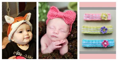 Adorable Baby Headband Free Knitting Pattern