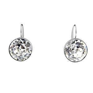 Amazon Com Swarovski Bella Clear Crystal Pierced Earrings