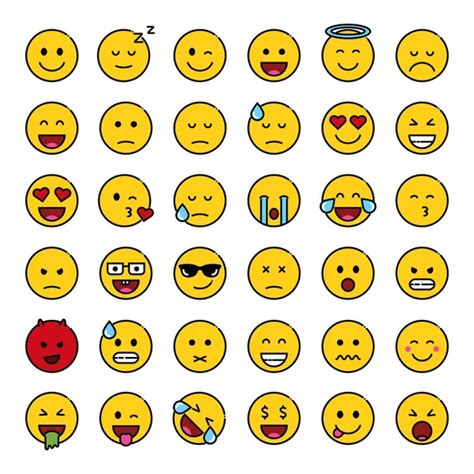 Smiley Emoticons Icon — Stock Vector © Vector5000 175485714