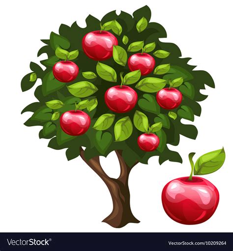 35 Ide Cartoon Tree Images With Fruits Langue Doc Dining