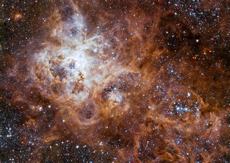 La Nebulosa Tarantola Nella Grande Nube Di Magellano Eso Italia