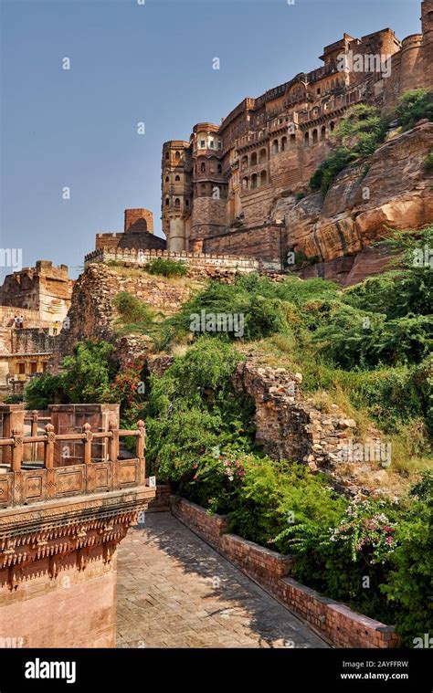 Mehrangarh Fort Jodhpur Rajasthan India Stock Photo Alamy