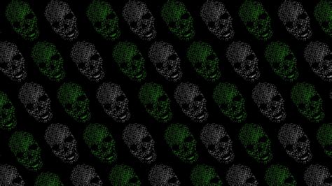 Wallpaper Id 120472 Skull Black Green Watchdogs 2 Dedsec Wallpaper