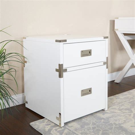 Osp Home Furnishings Wellington 2 Drawer File Cabinet Filing Cabinet