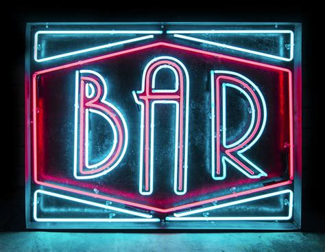 Neon Bar Kemp London Bespoke Neon Signs And Prop Hire Neon Signs
