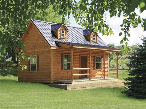 Log cabin mobile homes are classified as manufactured homes, or trailers, and are built to different standards on a fixed chassis. Cape Cod Tiny Log Cabins Manufactured in PA