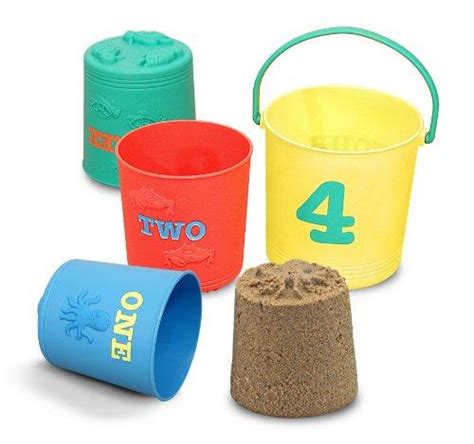 Melissa And Doug Seaside Sandkicks Nesting Pails Melissa And Doug Eden