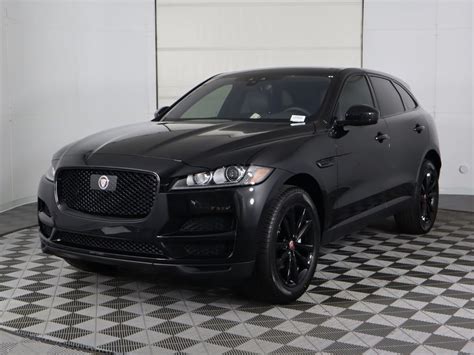 Black Jaguar Car Suv Half Revolutions