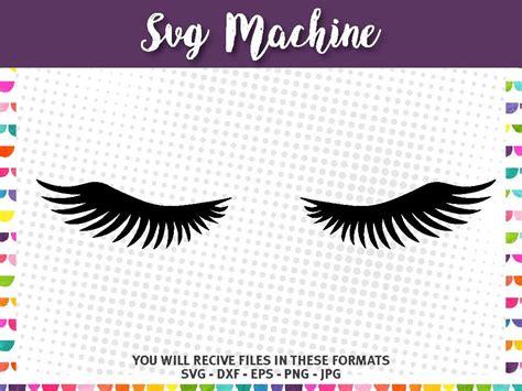 Eyelashes SVG Bundle Lashes SVG Make Up Svg Etsy In 2020 Free