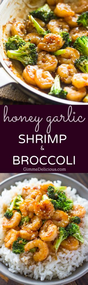 Easy Honey Garlic Shrimp And Broccoli Gimme Delicious