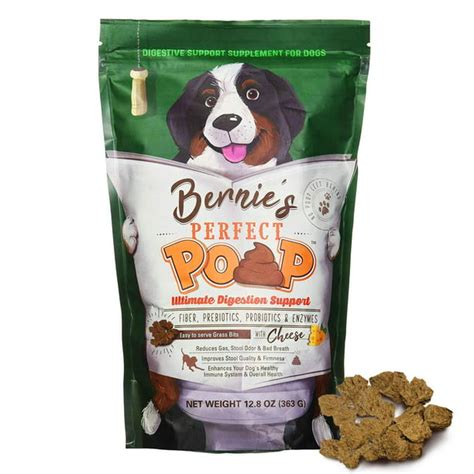 Bernies Perfect Poop 4 In One Digestion Formula For Dogs Fiber
