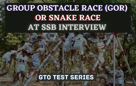 How To Perform Your Best At Group Obstacle Race Snake Race In Ssb